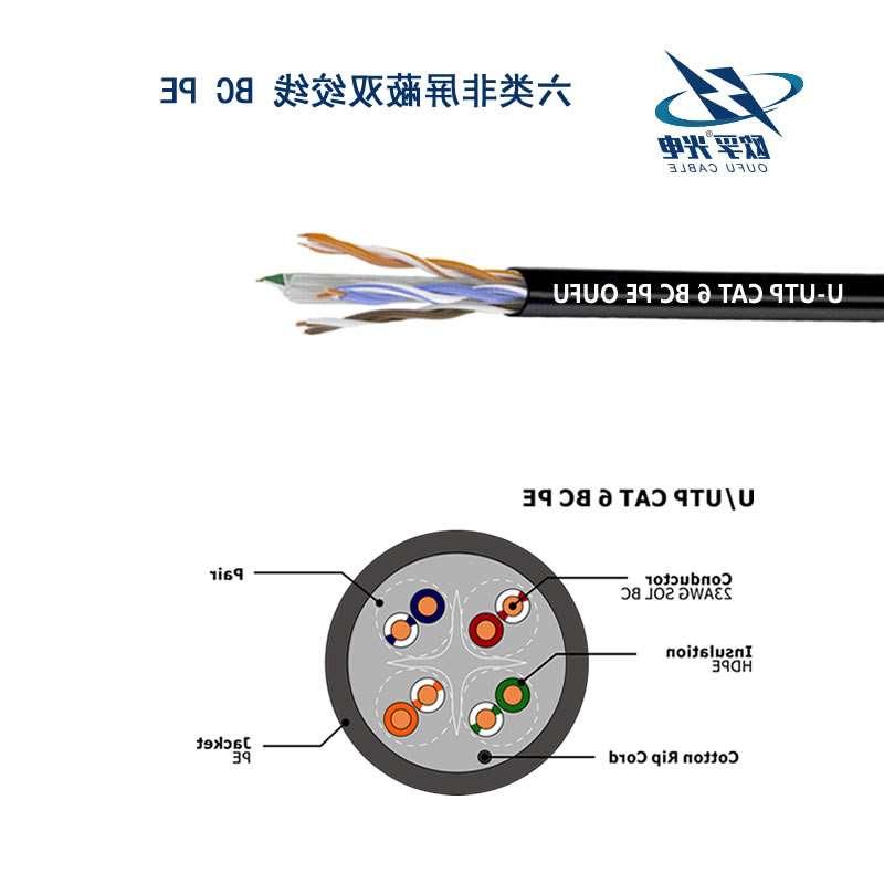 德阳市U/UTP6类4对非屏蔽室外电缆(23AWG)